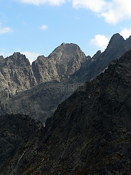 lomnicky峰,山,vysoké 塔特拉