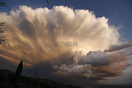 惡劣天氣,雷暴,利古里亞