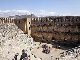 aspendos,露天剧场,土耳其
