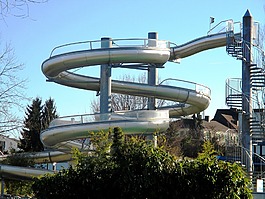 水滑梯,室外游泳池,海滨旅游度假区