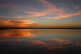 日落,巴西夕阳,自然