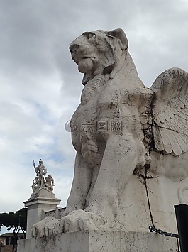 羅馬,雕像,鳳凰