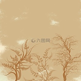 背景,剪貼簿,樹