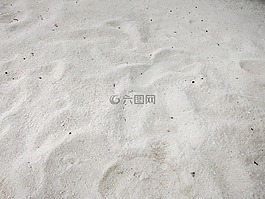 沙,白,沙灘