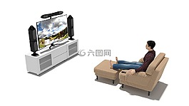電視,看