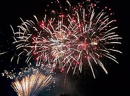 烟花爆竹,颜色,新年除夕