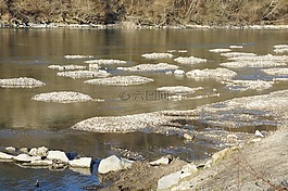 客棧,河,水