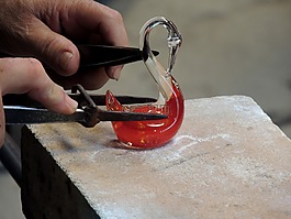 工作的,玻璃,手工藝