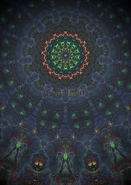 曼陀羅,psychedelic,模式
