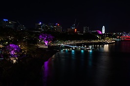 布里斯班,南岸,夜景