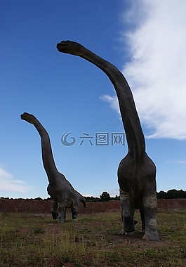 恐龙,巨大的恐龙,krasiejów