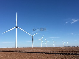 風車,農場,德州
