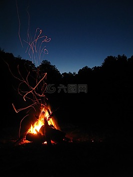 火,夜,篝火