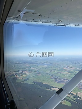 飞机窗口,展望,天空