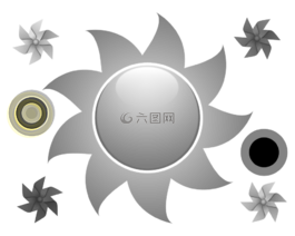 風(fēng)車(chē),風(fēng),太陽(yáng)