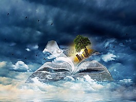 書云,天空,目標