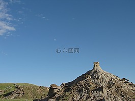 荒蕪之地,化石,侵蝕