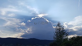 云,天空,浪漫