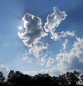 云,天空,浪漫