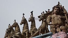 雕像,馬,神祗