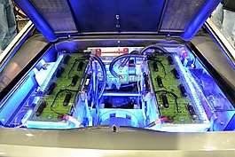 现代化后引擎,电动汽车,电动发动机