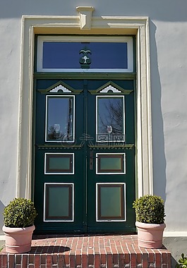 入戶門,綠色,門