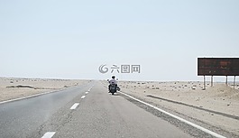 埃及,路,沙漠