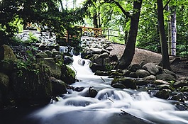 溪,公園,性質
