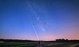 星空,银河,星星