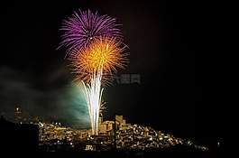 烟花,光,烟火
