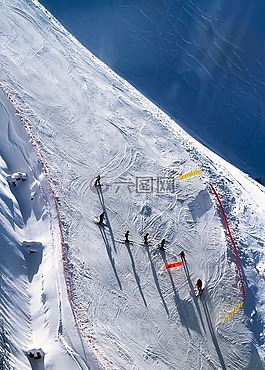 法國(guó),滑雪,山
