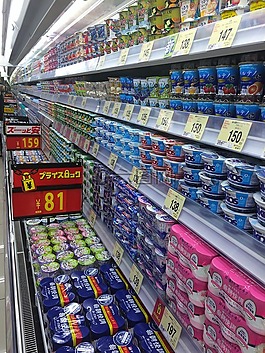 超級市場,酸奶,部門