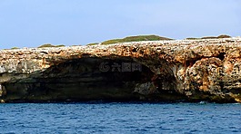 懸崖,洞穴,巖岸