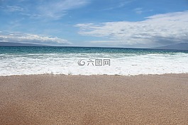 海灘,沙,假期