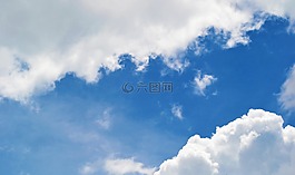 云,天空,藍(lán)色的天空