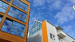 房子,外墙,himmel