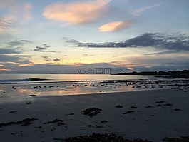 海,天空,光