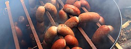 香肠,板坯培根,食物