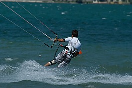 kitesurf,水上运动,湖
