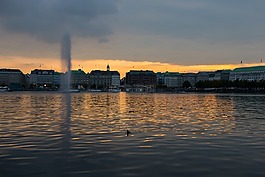 漢堡,alster,城市