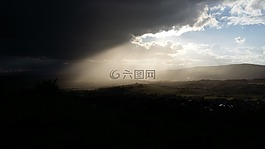 云,雨,天空