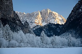 高山,奧地利,全景