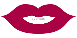 嘴唇,吻,女子