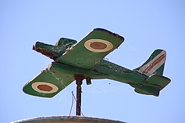 飛機(jī),天氣風(fēng)向標(biāo),風(fēng)指示器