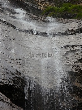 流,水,瀑布