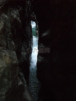 breitachklamm,阿尔高,峡谷