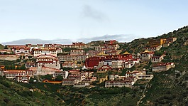 西藏,修道院,甘丹