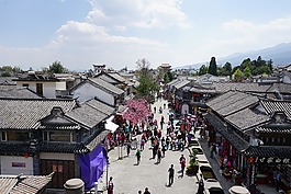 麗江,古城,街道