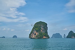 島嶼,見,海洋