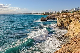 塞浦路斯,阿依,海岸線